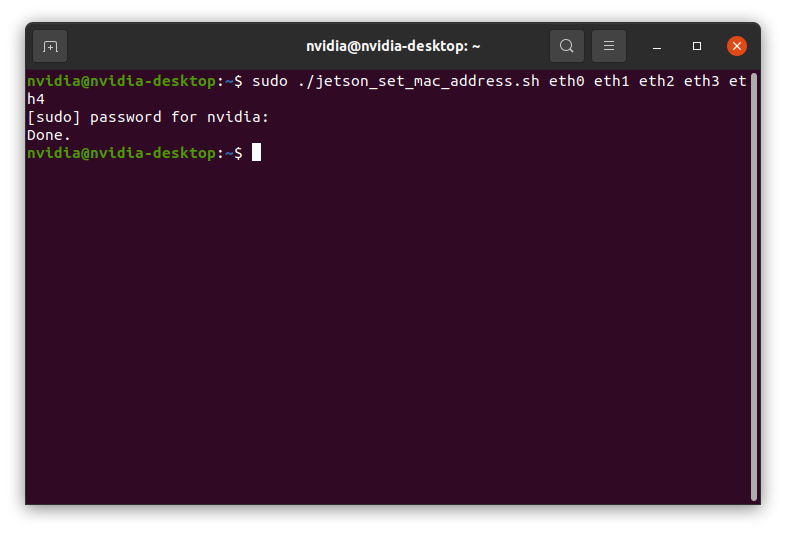 How to Set Static MAC Address on MILBOARDXV's Interfaces?